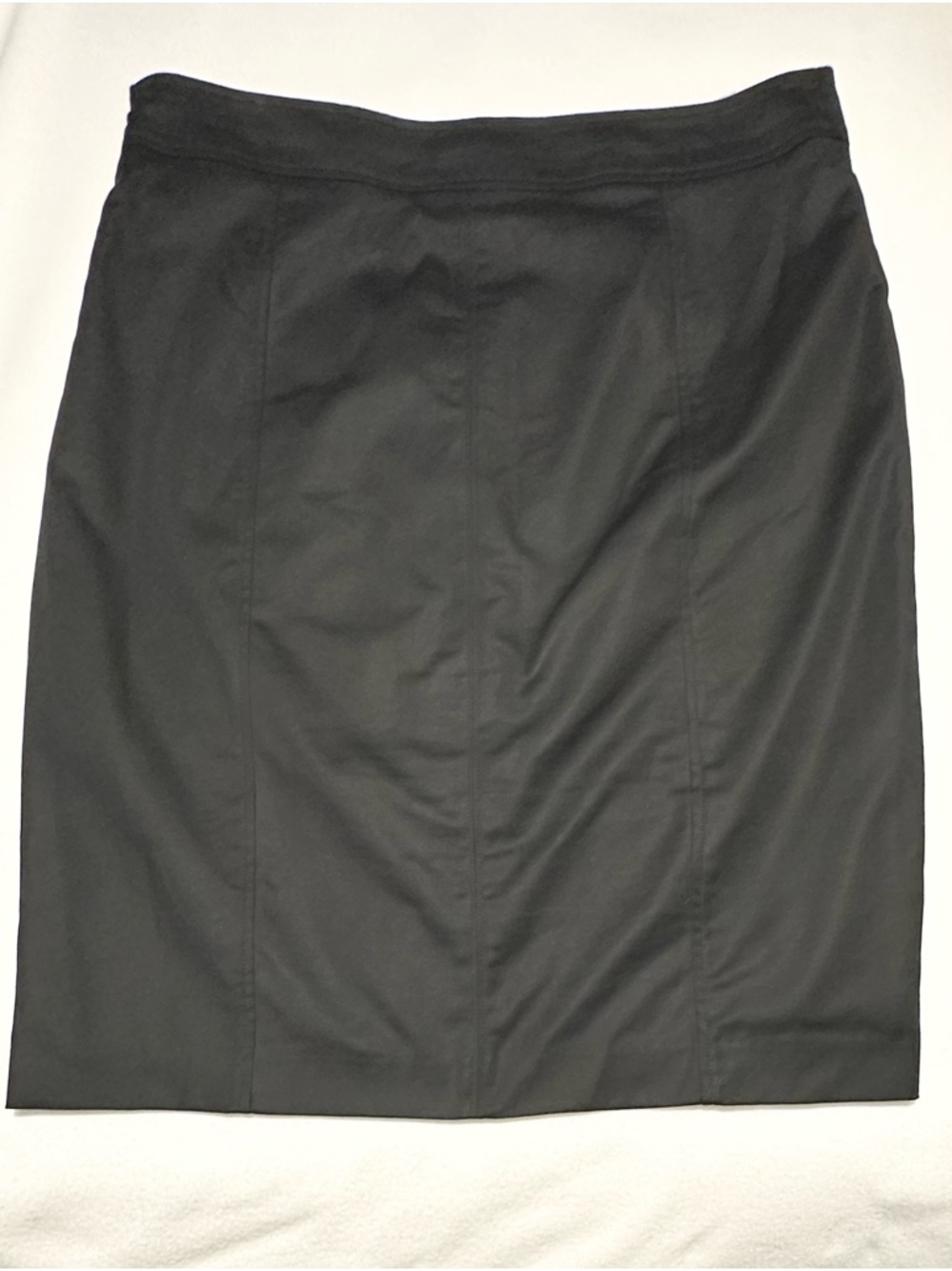 Rafaella Black Button-Front Pencil Midi Skirt - Picture 2 of 4